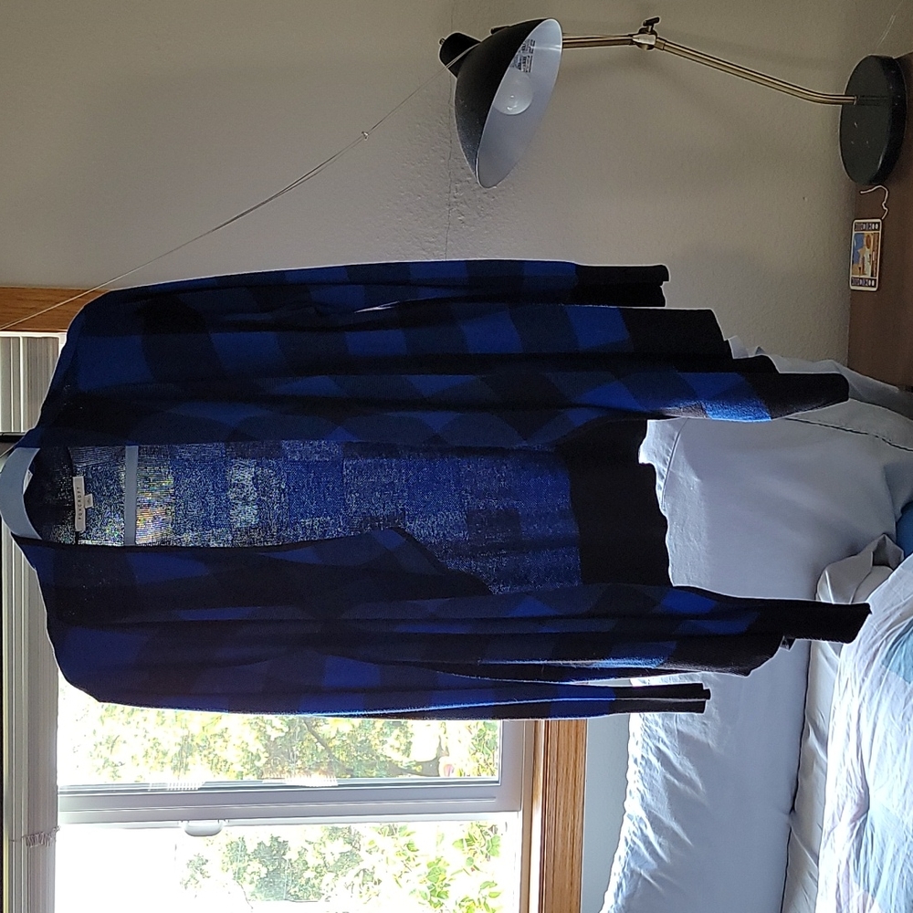 Plaid Cardigan